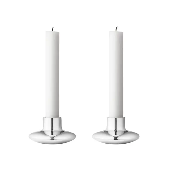 Nerezový svícen Henning Koppel, set 2ks - Georg Jensen