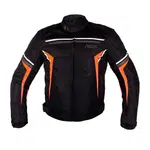 Pánská moto bunda BOS Laganas Black/Orange S