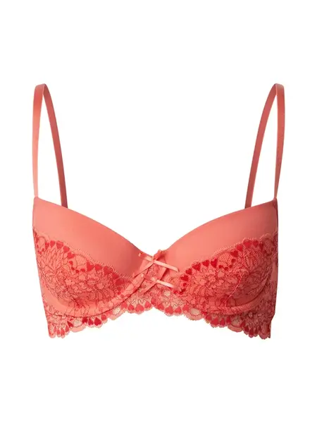 Hunkemöller Podprsenka 'Cherry'  svetloružová / červená