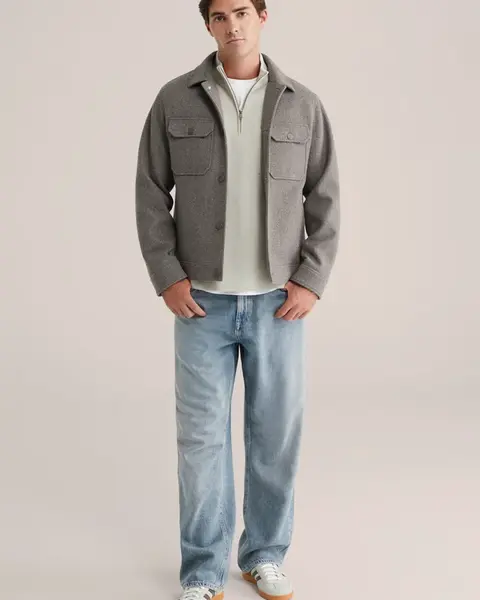 WE Fashion Prechodná bunda  sivá