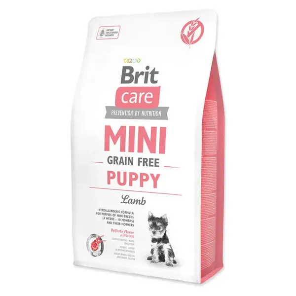 BRIT Care Mini Grain Free Puppy Lamb granule pro štěňata mini plemen, Hmotnost balení: 2 kg