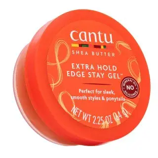 Cantu Shea Butter Firm Hold Edge Stay Gel gel na vlasy pro vytvoření dokonalých copánků 64 g