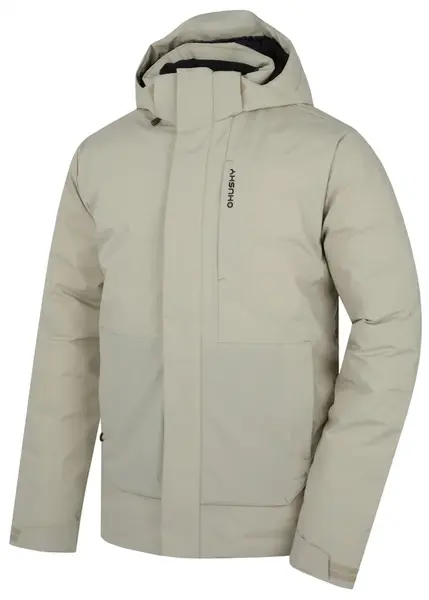 Husky Nurme M L, beige Pánská hardshellová plněná bunda