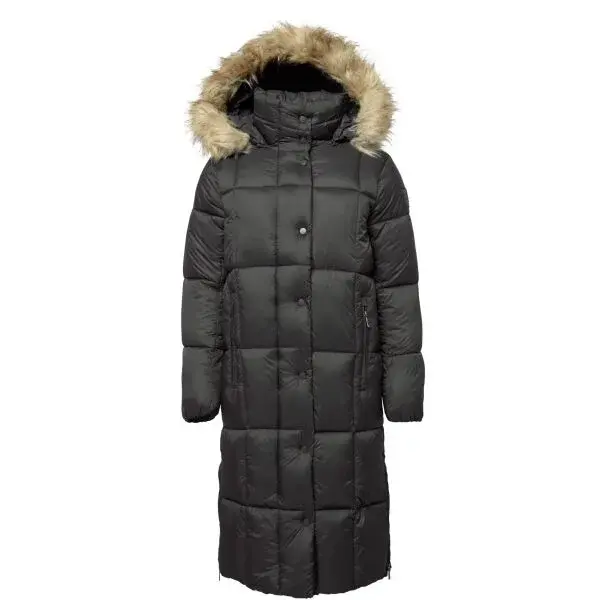 TRIMM SILKY Dámsky zimný kabát, khaki, veľkosť