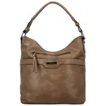 Dámska kabelka na rameno tmavo béžová - Romina & Co Bags Elisa