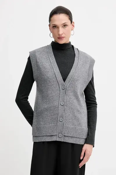 Vesta s přídavkem vlny Sisley šedá barva, 1M9AL603B