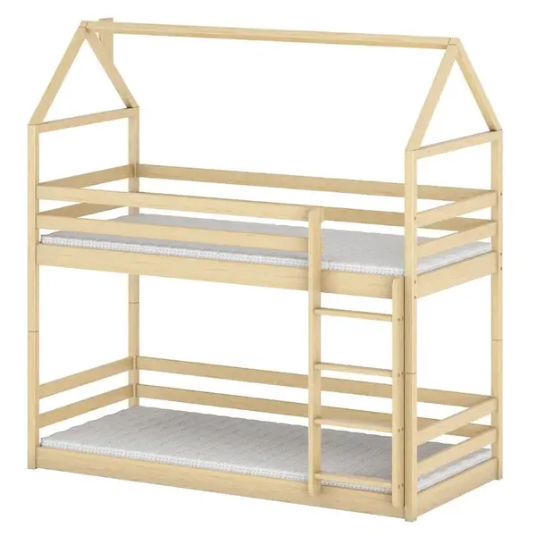 Posteľ Domček Axel 90x200 borovica