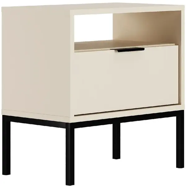 Nočný stolík Austin Kašmír/Čierna