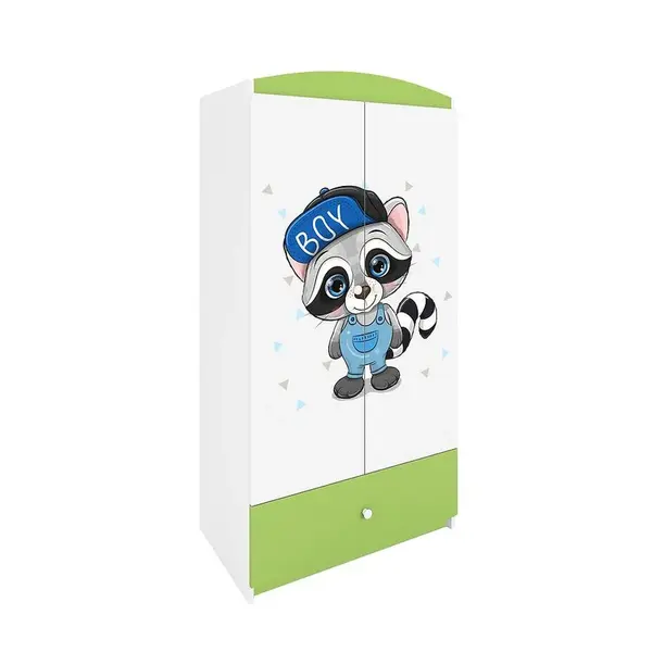 Skriňa Babydreams zelená – Medvedík čistotný