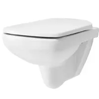 Závesná WC Selnova Square WC RF s doskou voľne padajúca