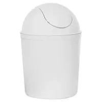 Okrúhly kôš na smeti Swing 5 l biely