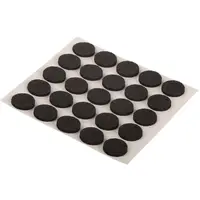 Plstené podložky čierne  15 mm