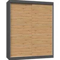 Skříň Iga 160 antracit/artisan C