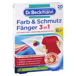 Dr. Beckmann ubrousky do praní pohlcující barvu a nečistotu 20 ks