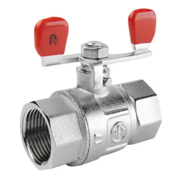 Guľový ventil FF motýlik 1”