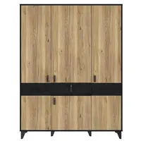 Skříň 150 Liona LYAS831-M688 dub mauvella/dub cabezone