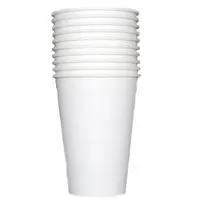 Biele papierové poháre (10 ks) 200ml