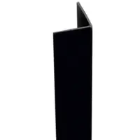 Profil uholníkový samolepiace PVC čierny 19.5x19.5x1000