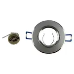 Bodové svietidlo 2v1 brúsené okrúhle malé