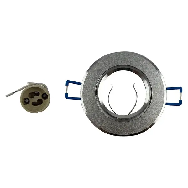 Bodové svietidlo 2v1 brúsené okrúhle malé