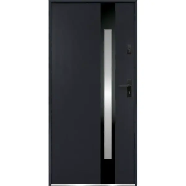 Dvere vchodové Temida S68 90L Antracit