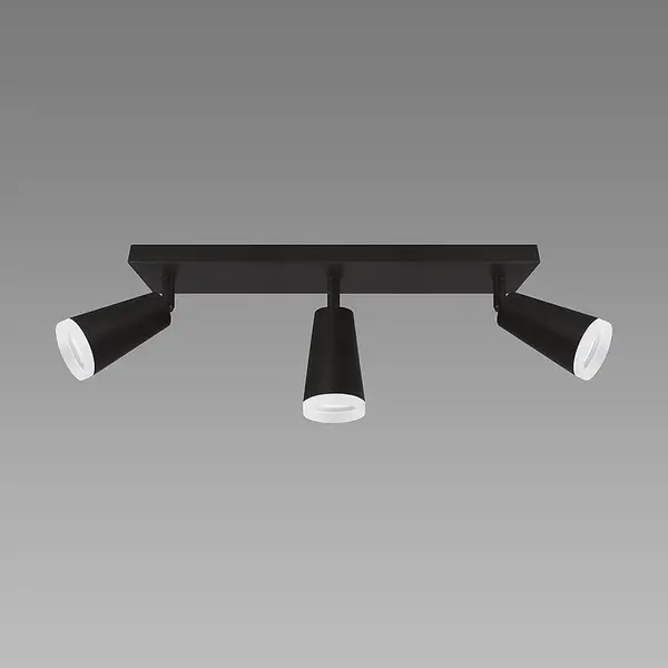 Luster SANA GU10 3L BLACK 04146 LS3