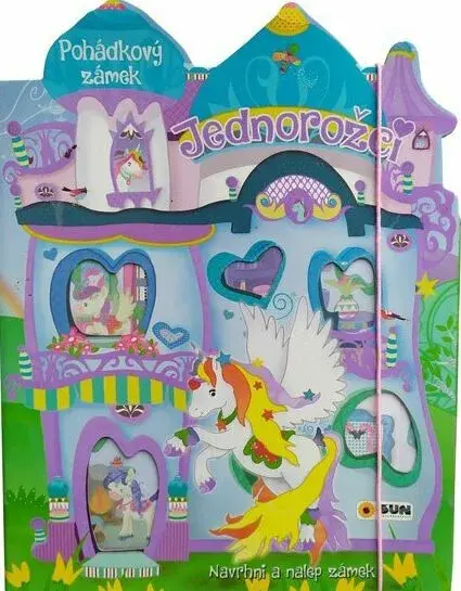 Jednorožci Pohádkový zámek navrhni a lep (Defekt)