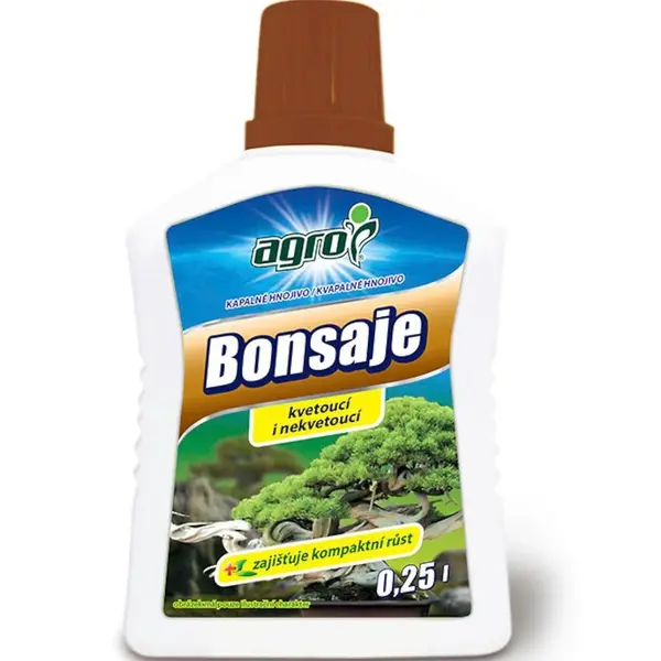 AGRO Hnojivo kvapalné na bonsaje 0,25 l