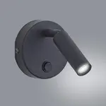 Nástenné bodové svietidlo Enzo 4237 Black K1