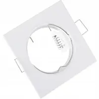 Pevné podhľadové svietidlo Pavo štvorcové biele