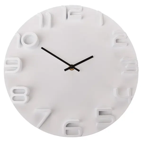 Plastové nástěnné hodiny PLO032 30.5x30.5x4.2 cm