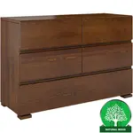Komoda drevená borovica 5s Skandica Vestre Orech