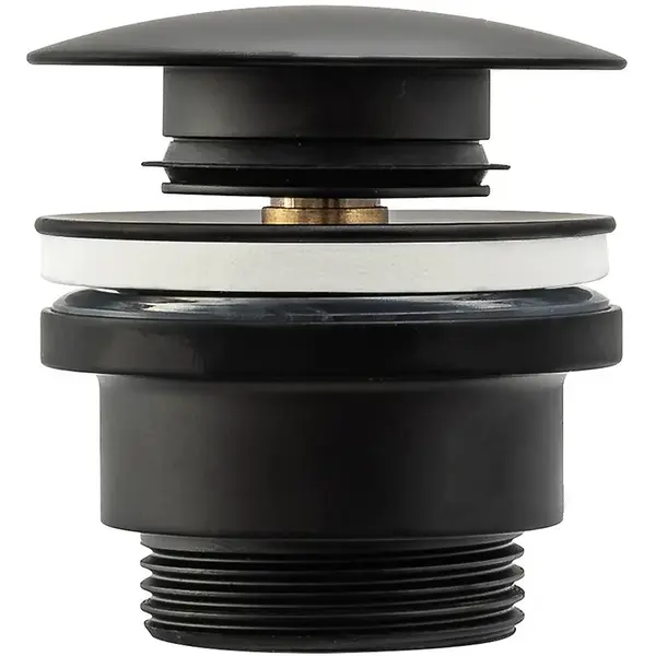 Umývadlová výpust univerzálna klik-klak Rea čierna matná