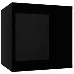 Závěsná police Izumi-10-BL černá mat