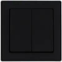 Sériový vypínač černý Imperia