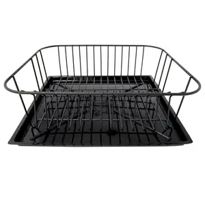 Sušák na nádobí černá 28x12x33 cm