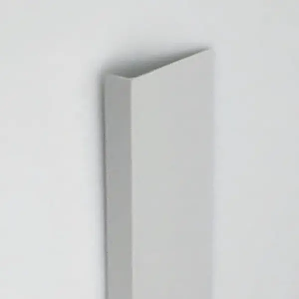 Profil uholníkový PVC světle šedá satina 20x25x1000