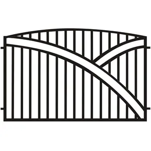 PLOTOVÉ POLE GENUA 2x1,25 ZN RAL9005 MAT