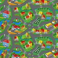 Metrážny koberec 4m Little Village 90. Tovar na mieru