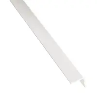 Profil uholníkový samolepiaci PVC biely matný 19.5x19.5x1000