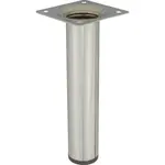 Okrúhla nábytková noha 15 cm chróm