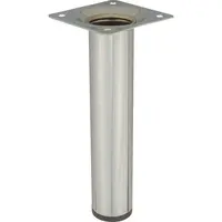 Okrúhla nábytková noha 15 cm chróm