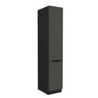 Vysoká potravinová skříňka Aria 40 DK-210 2F Barva korpusu: Černá, Barva dvířek: GR - Graphite AFM