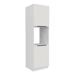 Vysoká skříňka pro vestavnou troubu Aria 60 DP-210 2F Barva korpusu: Bílá, Barva dvířek: WH - Crystal white AFM