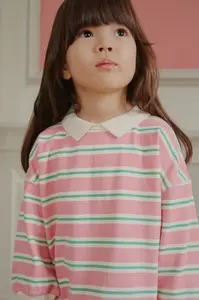 Dětské bavlněné šaty Konges Sløjd SPOTTY LS DRESS GOTS