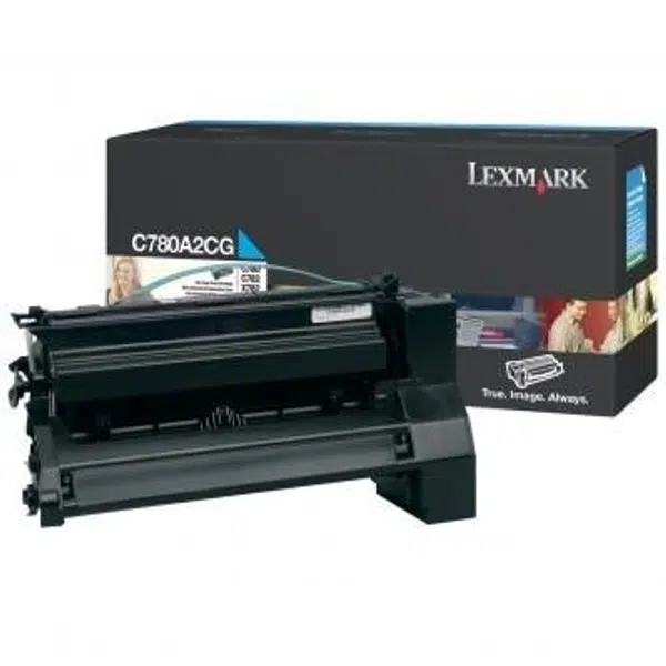 Lexmark C780A2CG azurový (cyan) originální toner