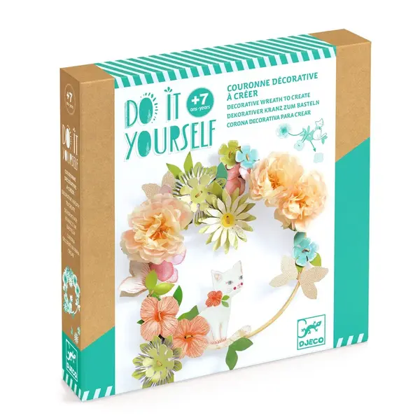 Vyrob si sám - kvetinový veniec Dalia