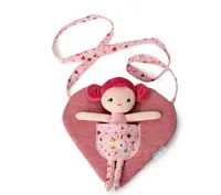 Lilliputiens - kabelka v tvare srdca s bábikou Aline