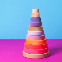 Grimm's - Kónická stohovacia veža - neónovo ružová