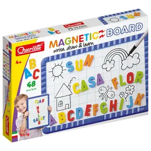 Magnetická tabuľa s písmenami - 48 ks magnetov
